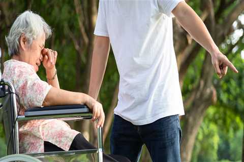 What constitutes neglect of an elderly person?