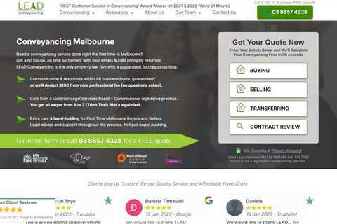 LEAD Conveyancing Melbourne Melbourne Victoria - Find Family Lawyer Near Me