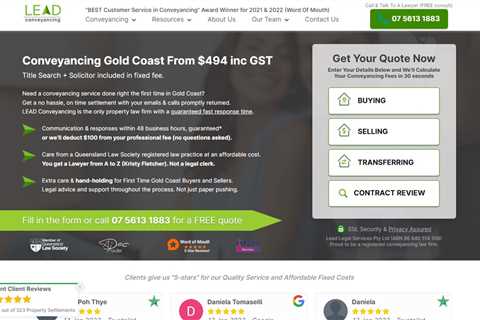 LEAD Conveyancing Gold Coast Bundall Queensland - Find Family Lawyer Near Me