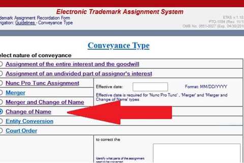 Changing the Applicant Name in a Trademark Application