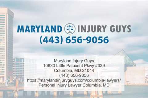 Workers' Compensation Lawyers Columbia, MD - Maryland Injury Guys