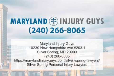 Abogados de accidentes de trabajo en Silver Spring, MD - Maryland Injury Guys