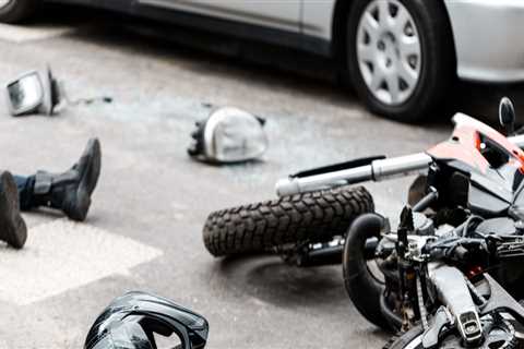 What causes the majority of motorcycle accidents?