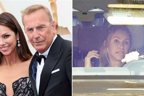 Kevin Costner's wife seen for first time since 'blindsiding' him with divorce