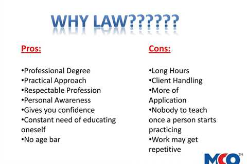 Pros and Cons of Going to Law School