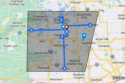 Car accident lawyer Farmington Hills, MI - Google My Maps