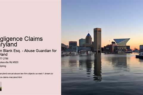 Negligence Claims Maryland