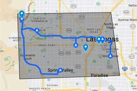 Las Vegas DUI lawyer - Google My Maps