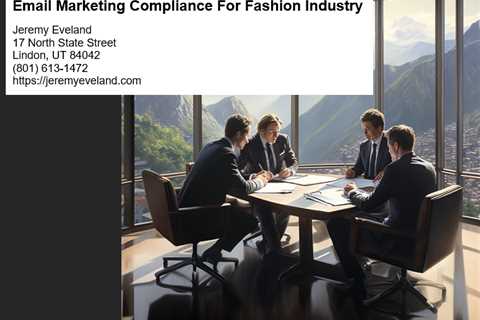 Email Marketing Compliance For Fashion Industry