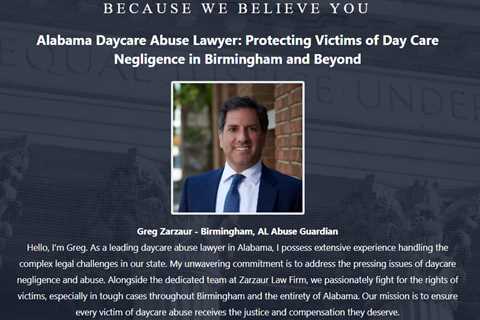 Daycare Sexual Abuse Lawyer Greg Zarzaur Birmingham, AL