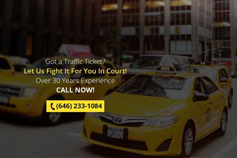 NYC Traffic Ticket Lawyer | Red light, Speeding, DWI/DUI, Truck & Taxi Tickets & More!