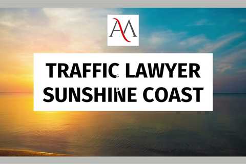 Traffic Lawyer Sunshine Coast - Alex Mandry Legal Group