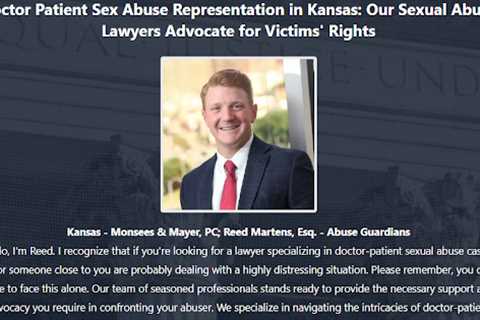 Doctor Sexual Abuse Lawyer Reed Martens Kansas - Abuse Guardian 