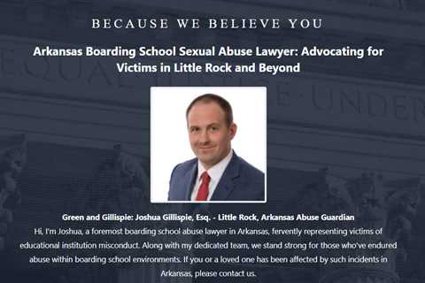 Doctor Abuse Lawyer Joshua Gillispie Little Rock, AR