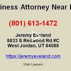 Jeremy Eveland Business Lawyer (801) 613-1472