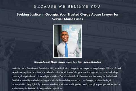 Clergy Abuse Lawyer John Bey Atlanta, GA