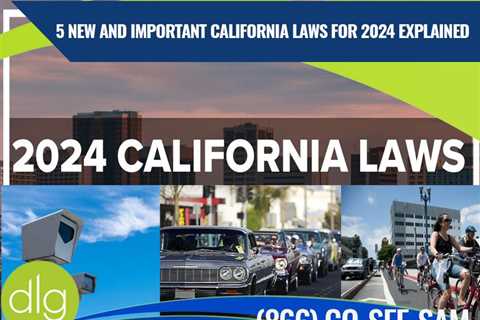 New California Laws for 2024: Speed Cameras, Lowriders, Electric Bicycles