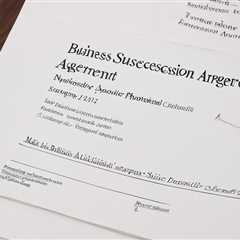 Business Succession Agreement Template