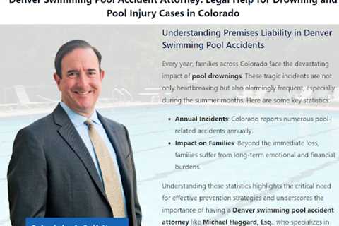 Pool drowning lawyer Colorado