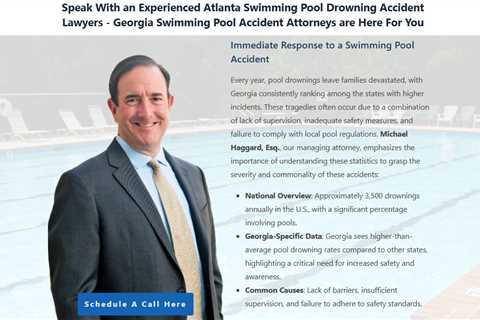 Pool drowning lawyer Georgia - Michael Haggard