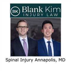 Spinal Injury Annapolis, MD - Blank Kim Injury Law's Podcast