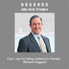 Can I sue for being stabbed in Florida