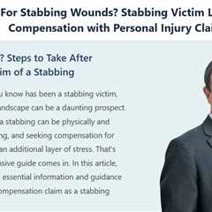 Can I sue for being stabbed in Florida - Michael Haggard - Haggard Crime Victim Attorneys