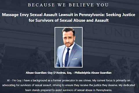 Massage Envy Abuse Lawyer PA - Guy D’Andrea  · Tuesday, Jul 22 📸