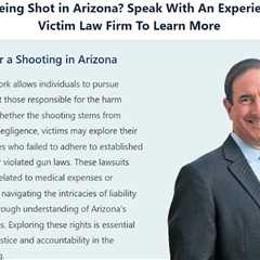 Can I Sue For Being Shot in Arizona