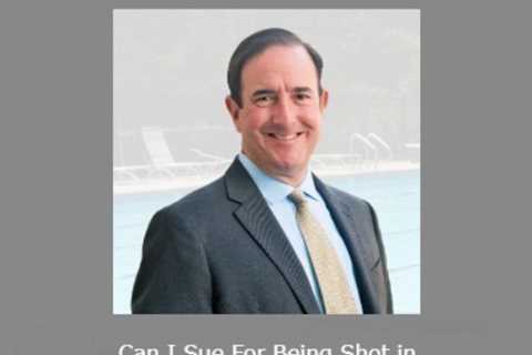 Can I Sue For Being Shot in Massachusetts