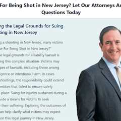 Can I Sue For Being Shot in New Jersey · Sep 11 – 12 📸