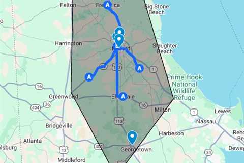 Bicycle accident lawsuits Milford, DE - Google My Maps