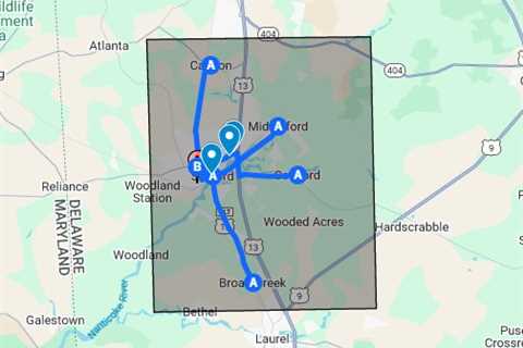 Bicycle accident lawsuits Seaford, DE - Google My Maps