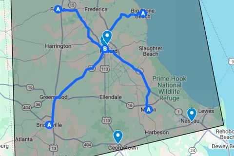 Motorcycle accident lawsuits Milford, DE - Google My Maps