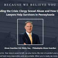 Clergy Abuse Lawyer PA - Eric Weitz · Wednesday, Jan 7 📸