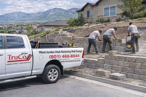 West Jordan Utah Retaining Wall Design